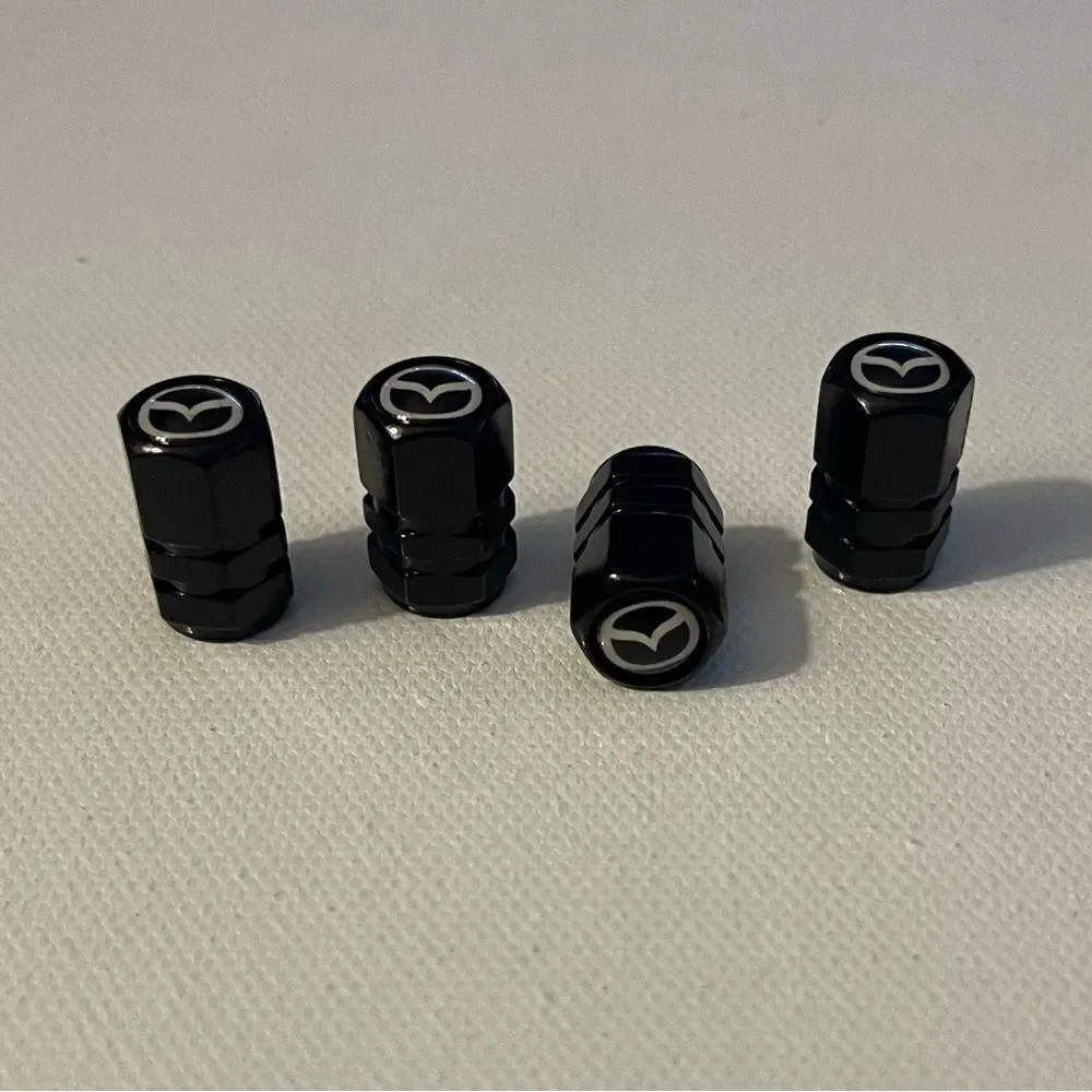 Mazda Valve Stem Caps in Black NWT